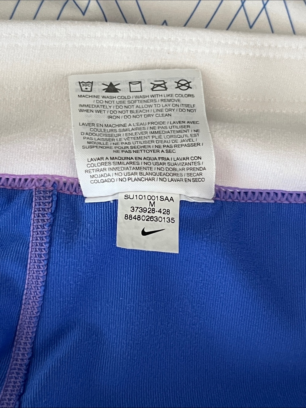Nike Dri Fit Diagonal Shapes Geometric A Line Tennid Pickleball Golf Mini Skirt - Picture 9 of 9